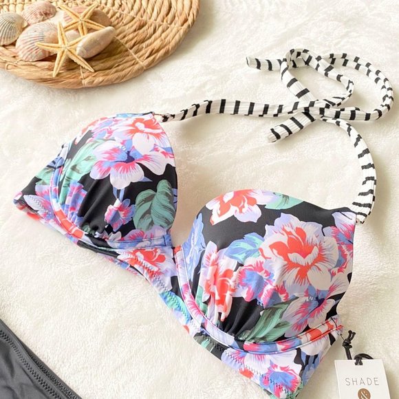 Shade and Shore New bikini swimsuit 34C/M‎ medium - Picture 2 of 11